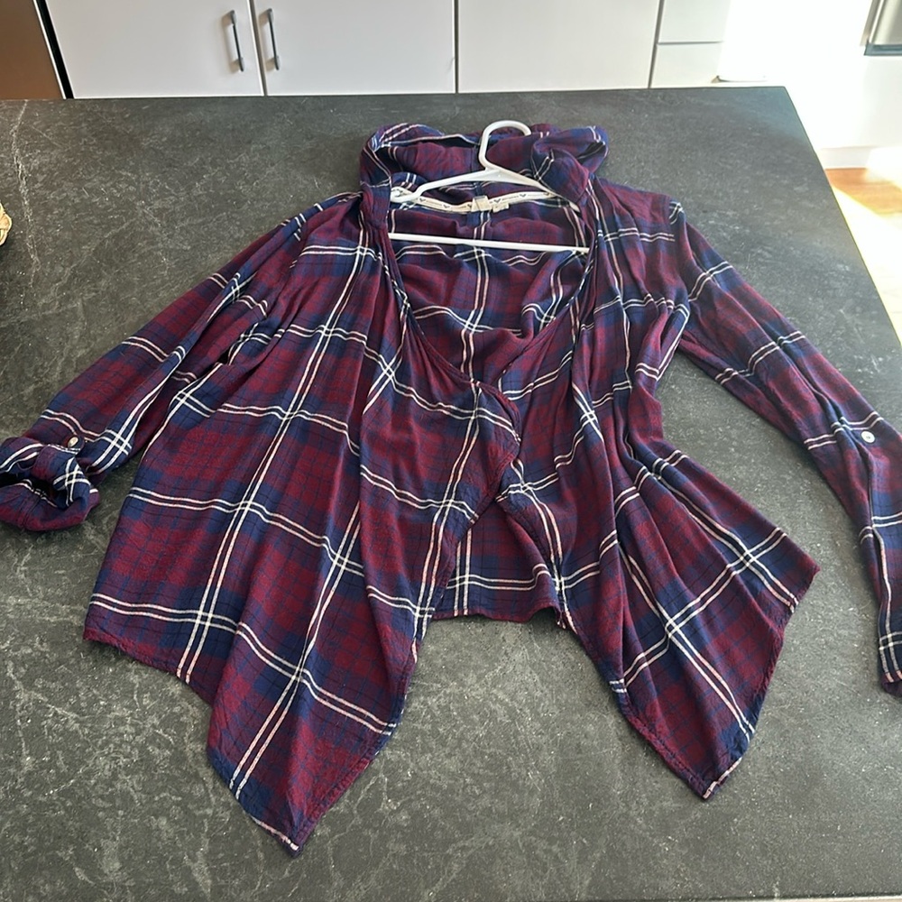 Hooded Roxy flannel - Picture 3 of 4
